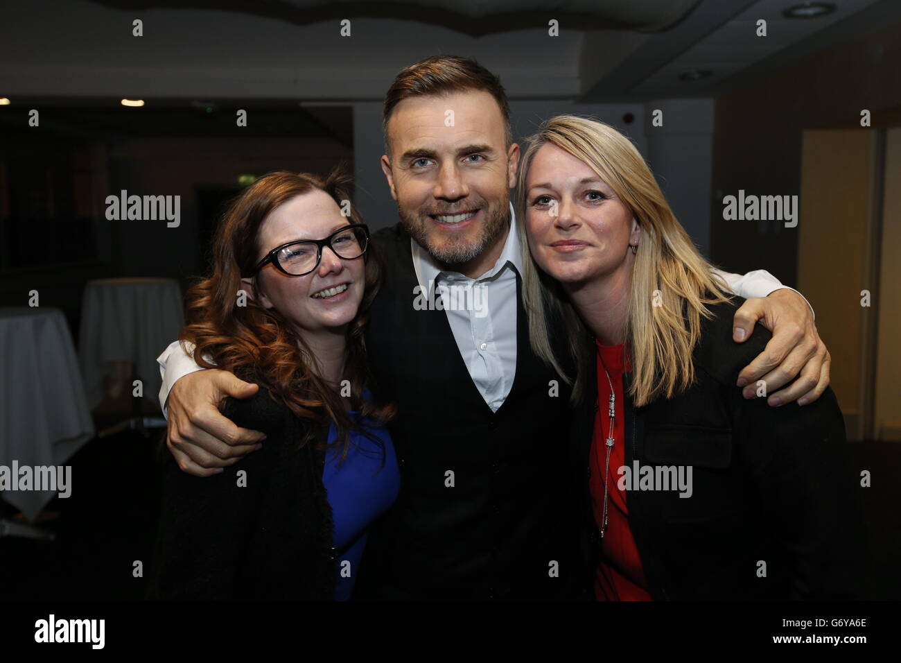 Gary Barlow concert - London Stock Photo