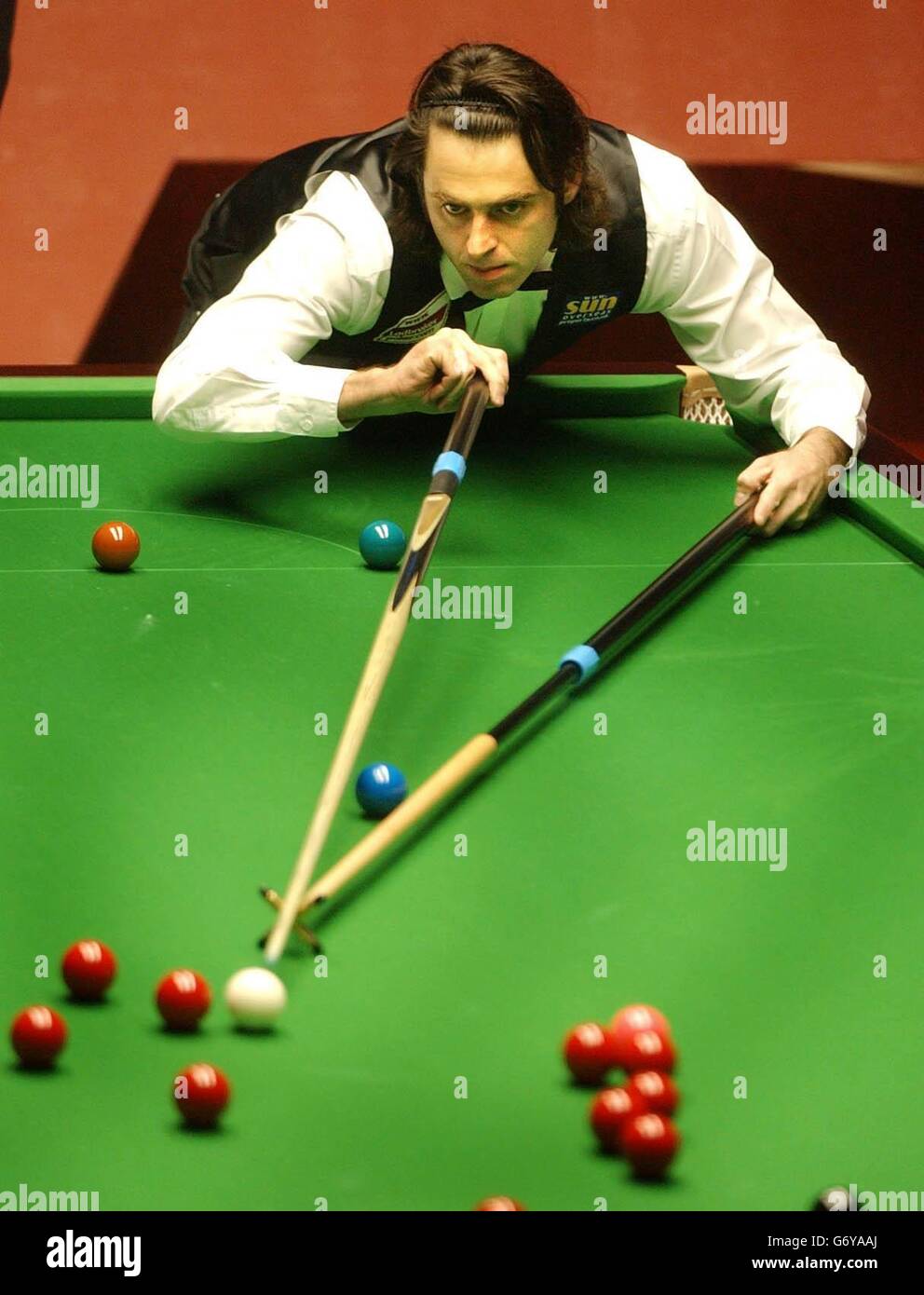 Ronnie O'Sullivan World Snooker Championships final Stock Photo