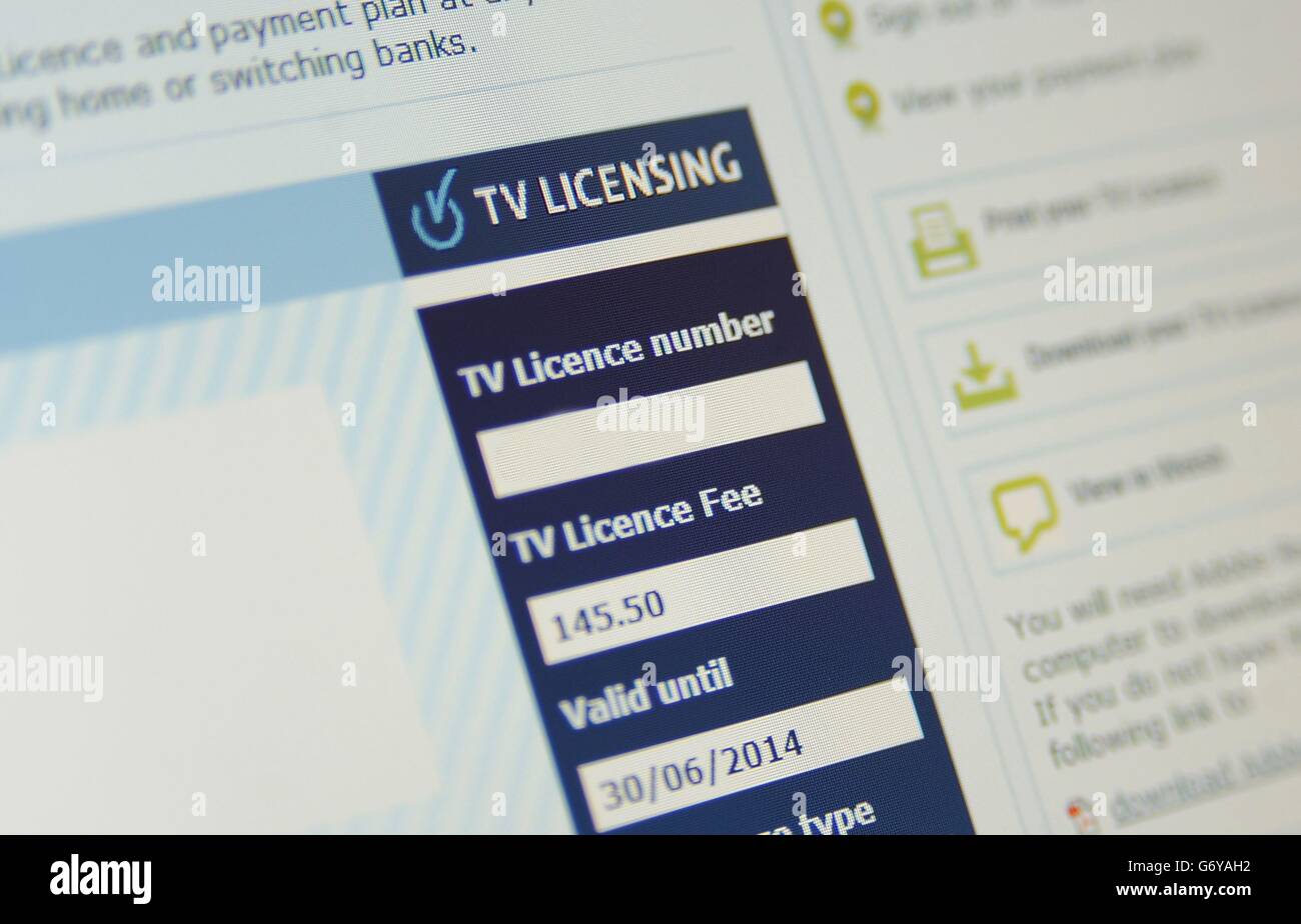 A TV licence as a review of the penalties for non-payment of it is set to move a step closer today, paving the way for possible decriminalisation. Stock Photo