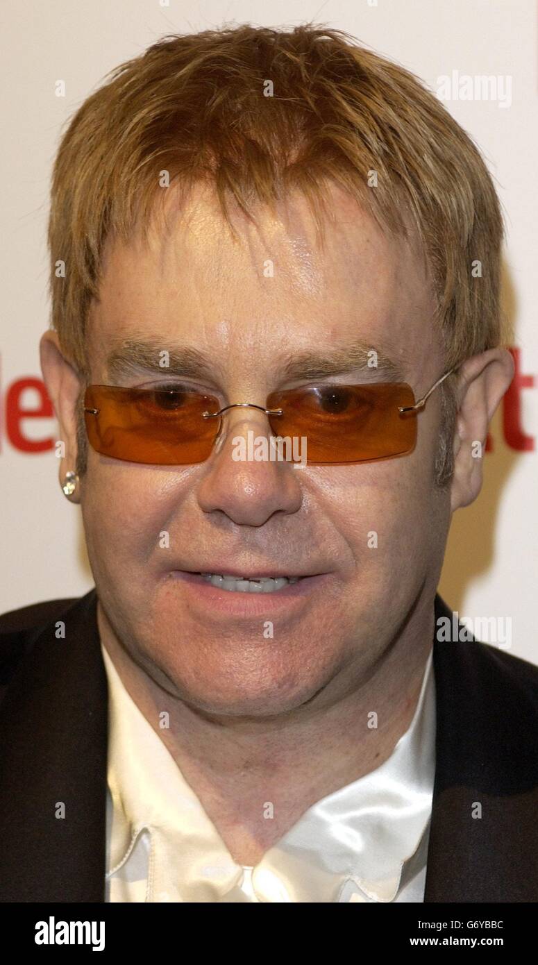 Elton John arrives for Attitude Magazine's 10th Birthday Party at the ...