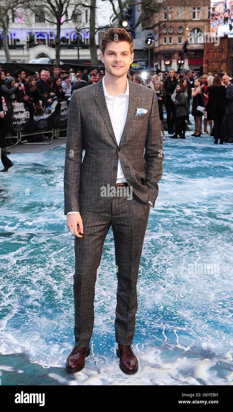 Jim Chapman arriving for the premiere of the film Noah held at the Odeon Leicester Square, central London. Stock Photo