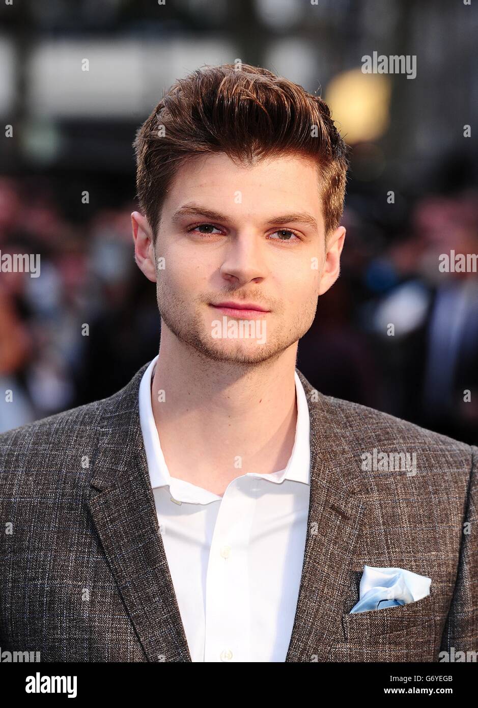 Noah Premiere - London. Jim Chapman arriving for the premiere of the film Noah held at the Odeon Leicester Square, central London. Stock Photo