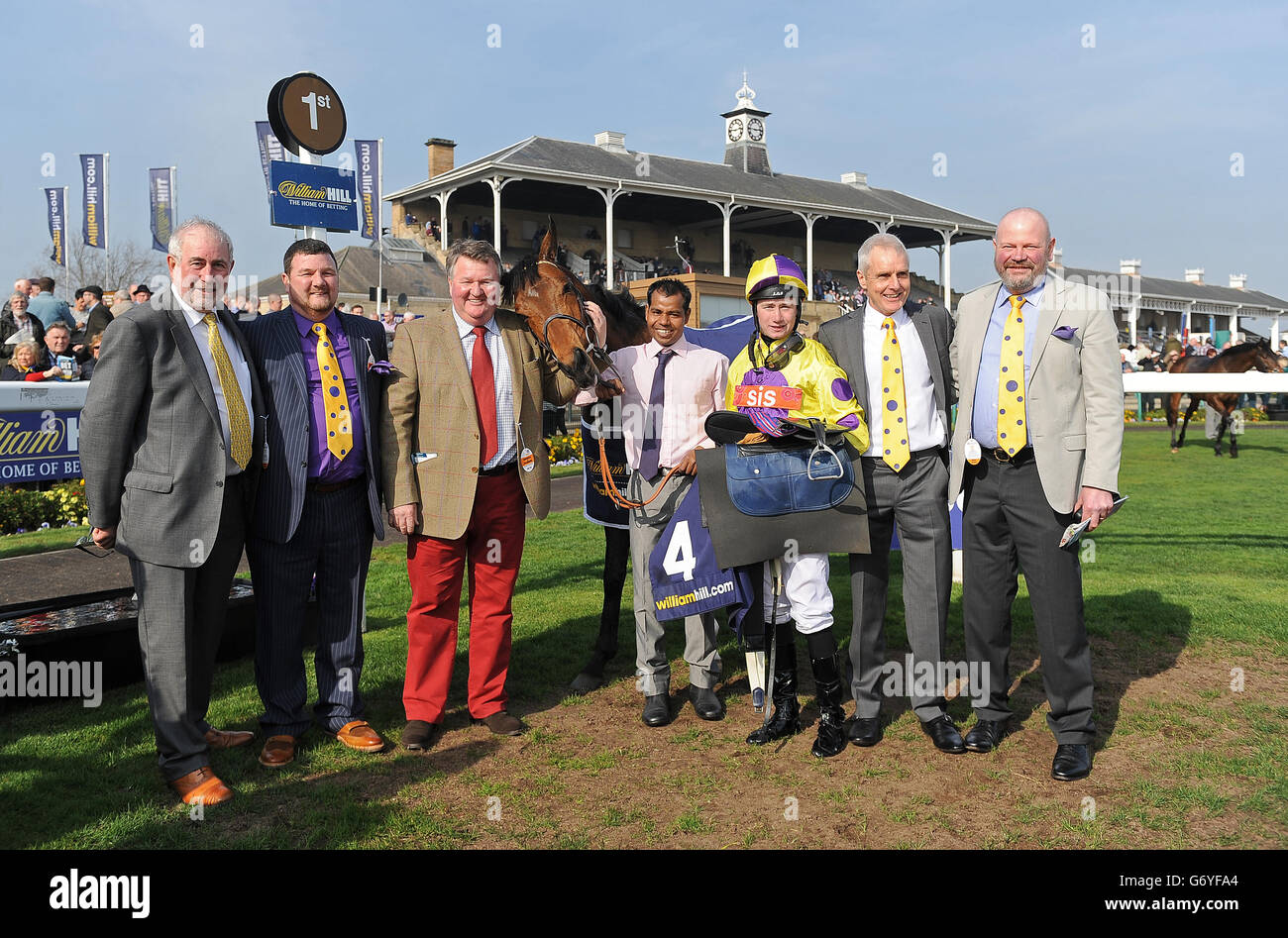 Horse Racing - 2014 William Hill Lincoln - Day One - Doncaster Racecourse Stock Photo