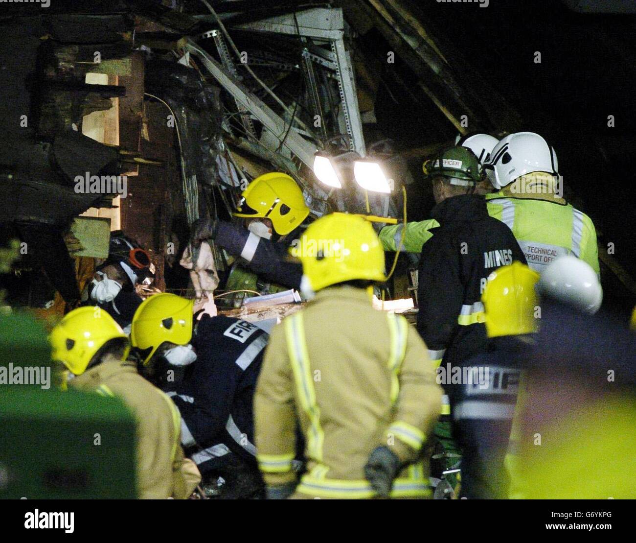 At the stockline plastics factory in glasgow which collapsed tuesday hi