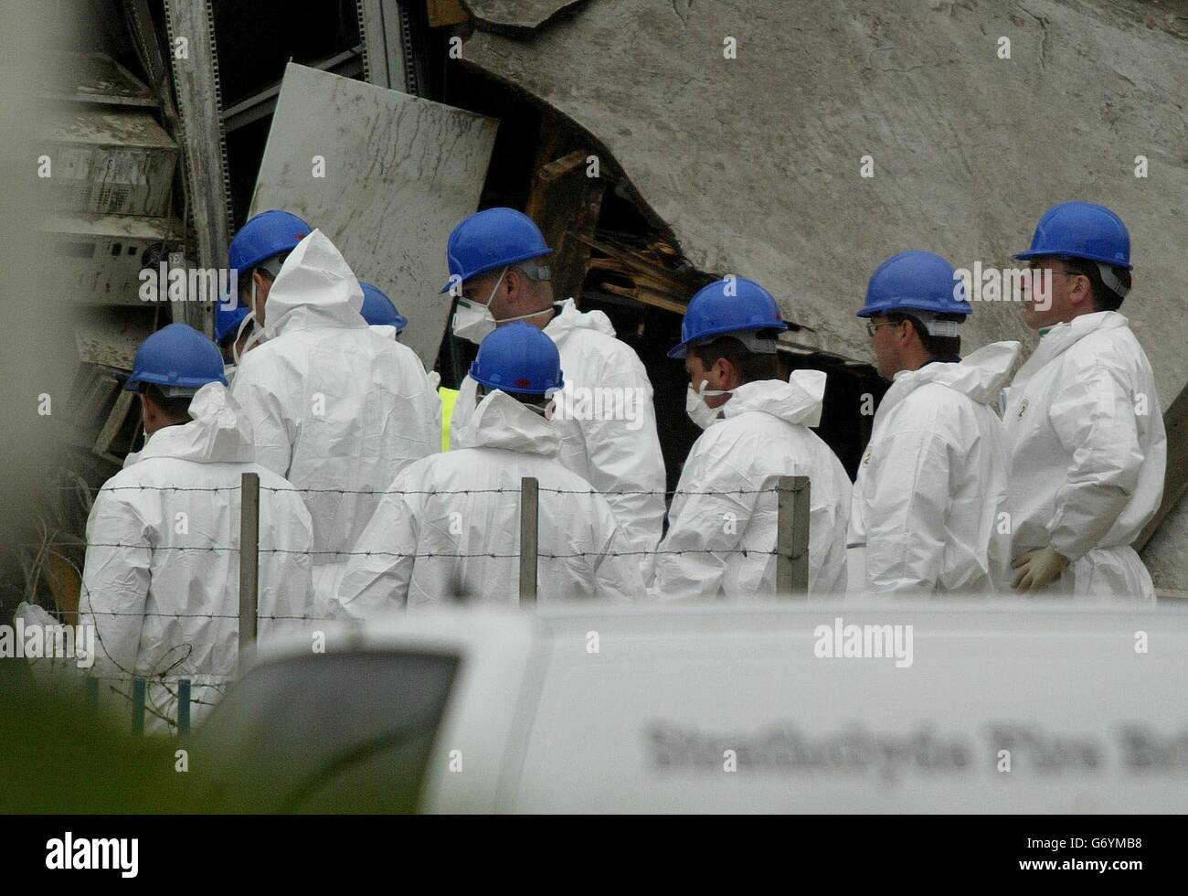 Stockline Plastics Factory Explosion Stock Photo Alamy