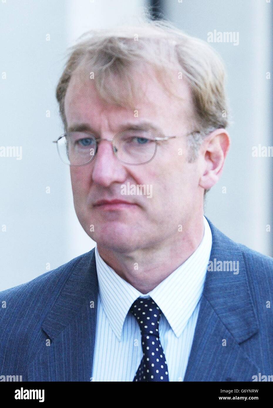 Robert Falconer Anaesthetist in Court Stock Photo Alamy