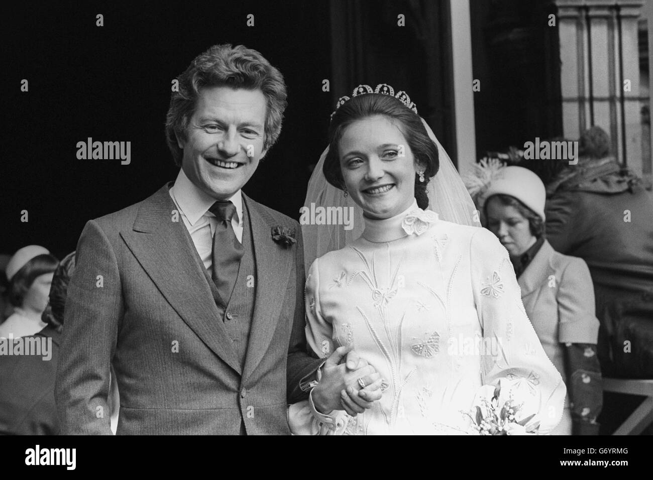 Royal Wedding - Earl of Lichfield and Lady Leonora Grosvenor - Chester Stock Photo