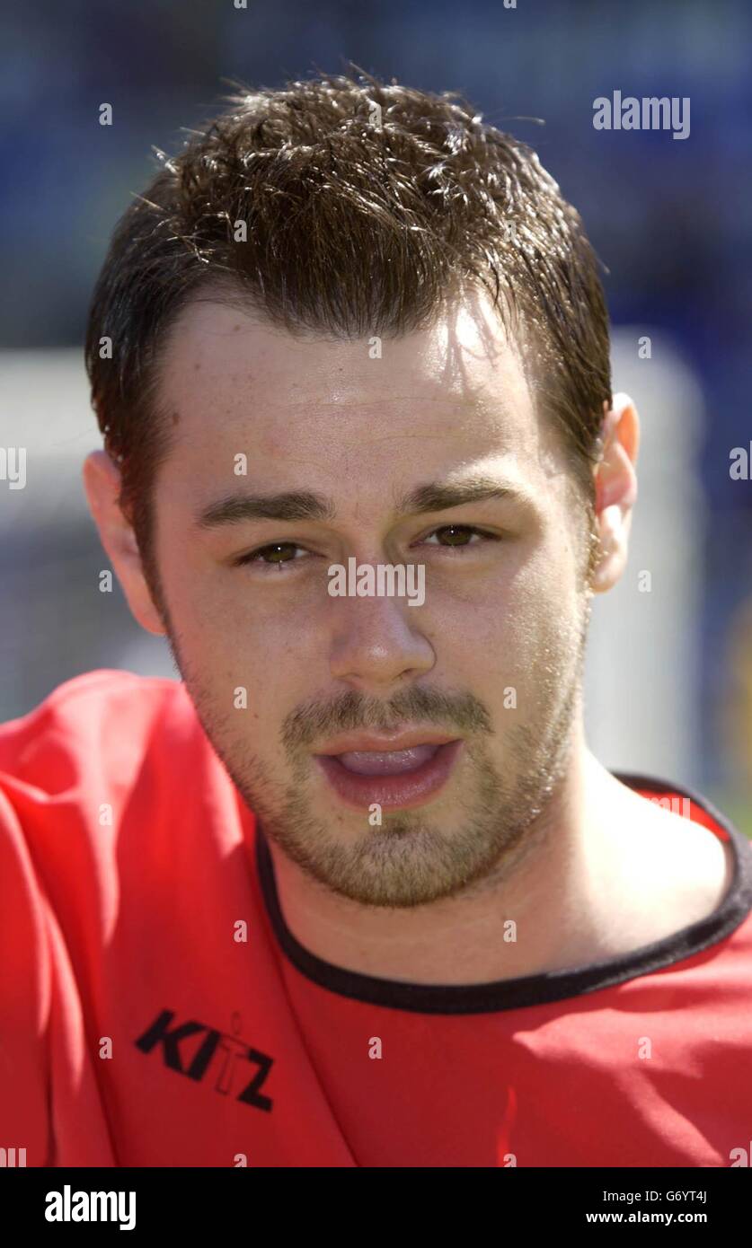 Actor Danny Dyer during the Soccer Six charity football tournament in