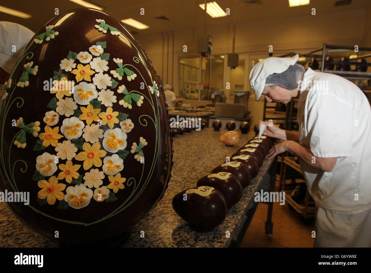 Delicious Hand-Painted Easter Egg from Betty's in Harrogate