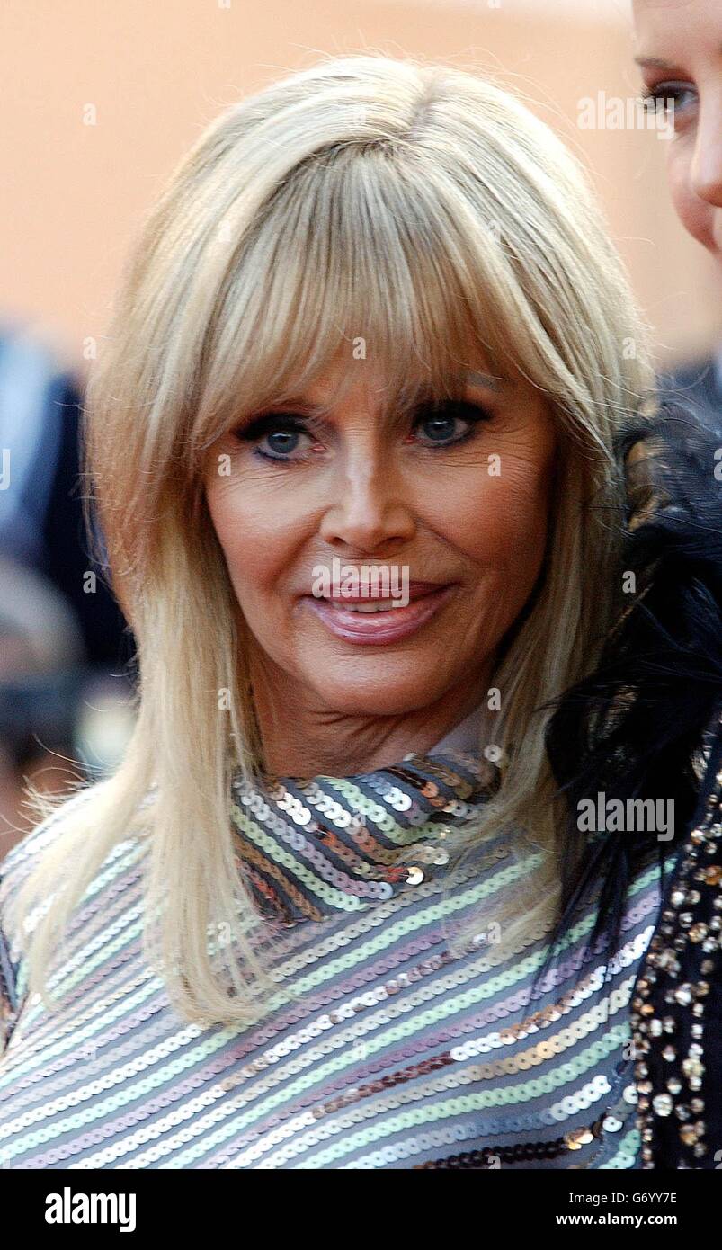 Actress Britt Ekland arrives for the premiere of The Life And Death Of Peter Sellers at the Palais de Festival during the 57th Cannes Film Festival in France. Stock Photo