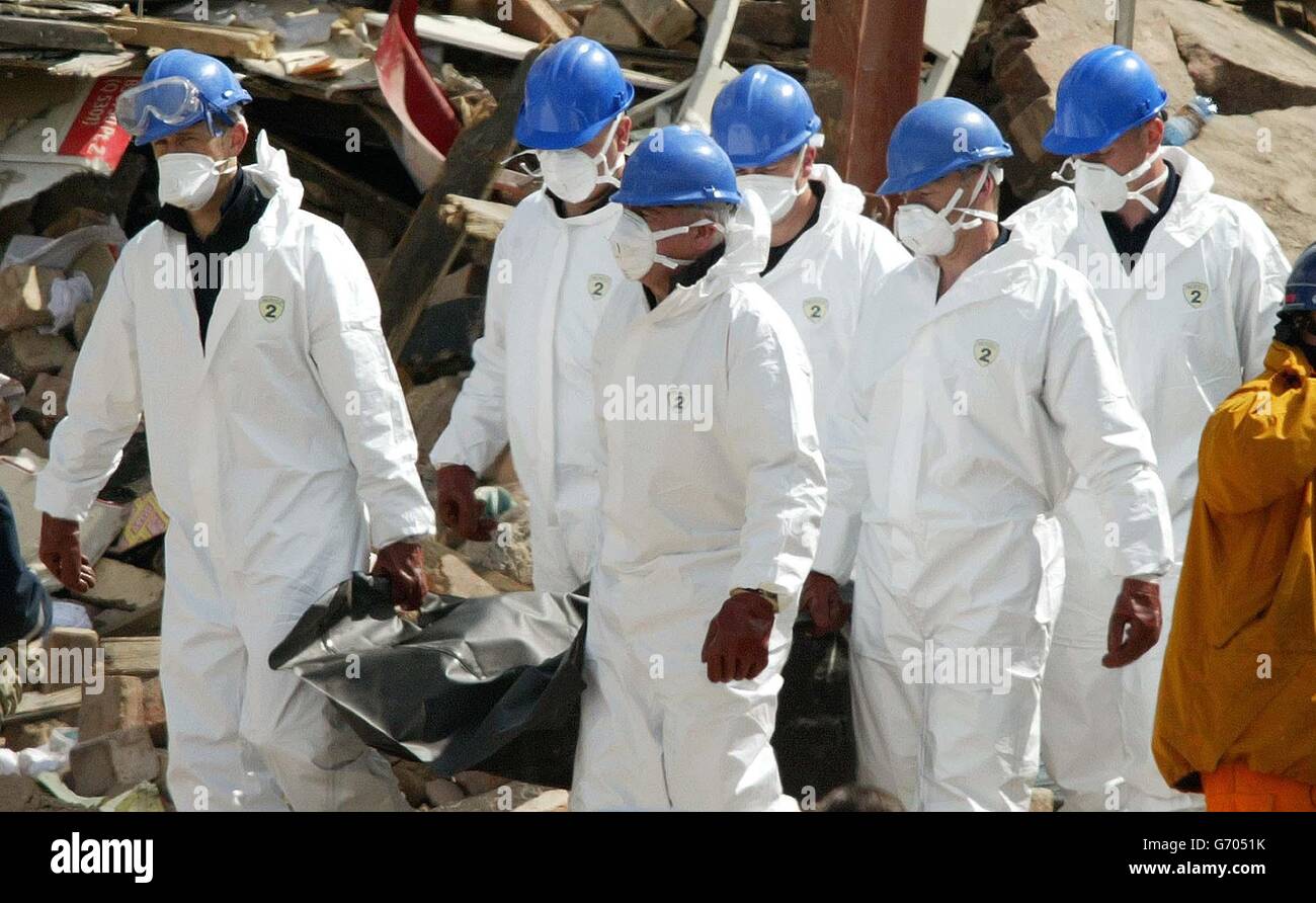 Explosion at plastics factory Stock Photo Alamy