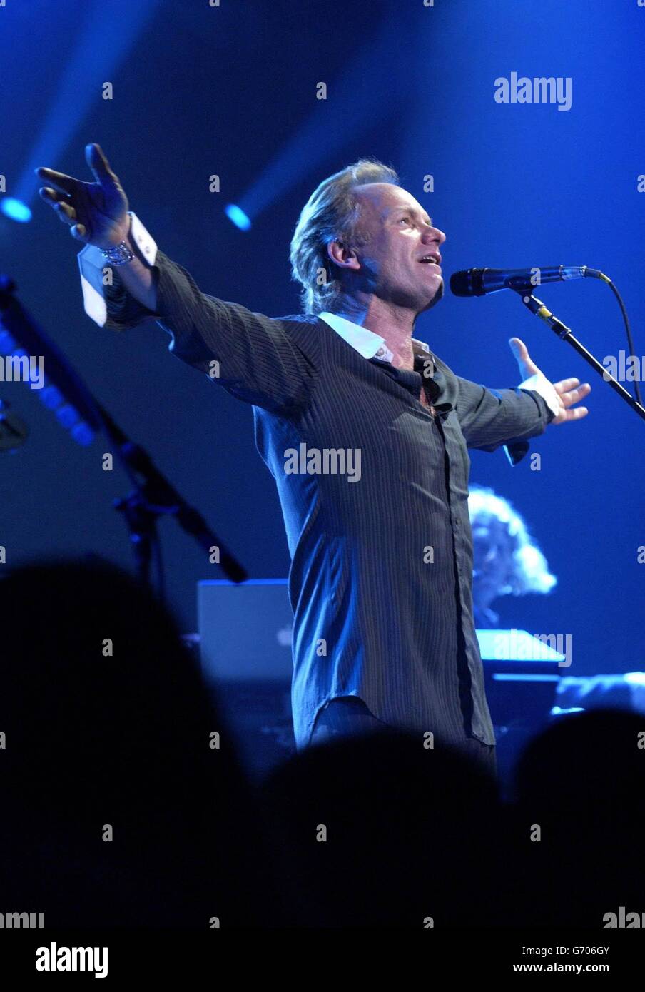 Sting performs live in concert at the Royal Albert Hall in central