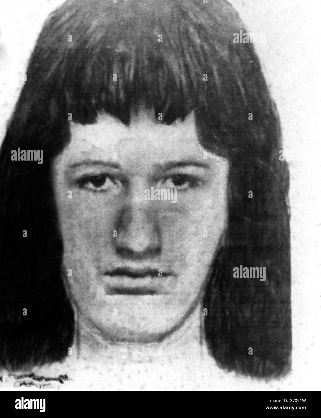 Crime Rachel McLean Missing Oxford Student Photofit Of Man Stock