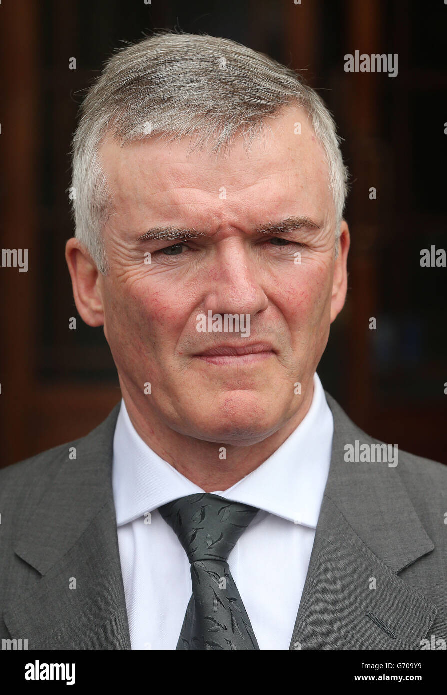 Former Senator Ivor Callelly leaving the Supreme Court in Dublin where he lost an appeal over his expenses. Stock Photo