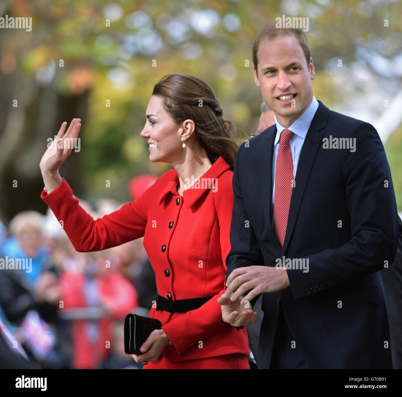 Royal Tour of Australia and NZ - Day 8 Stock Photo