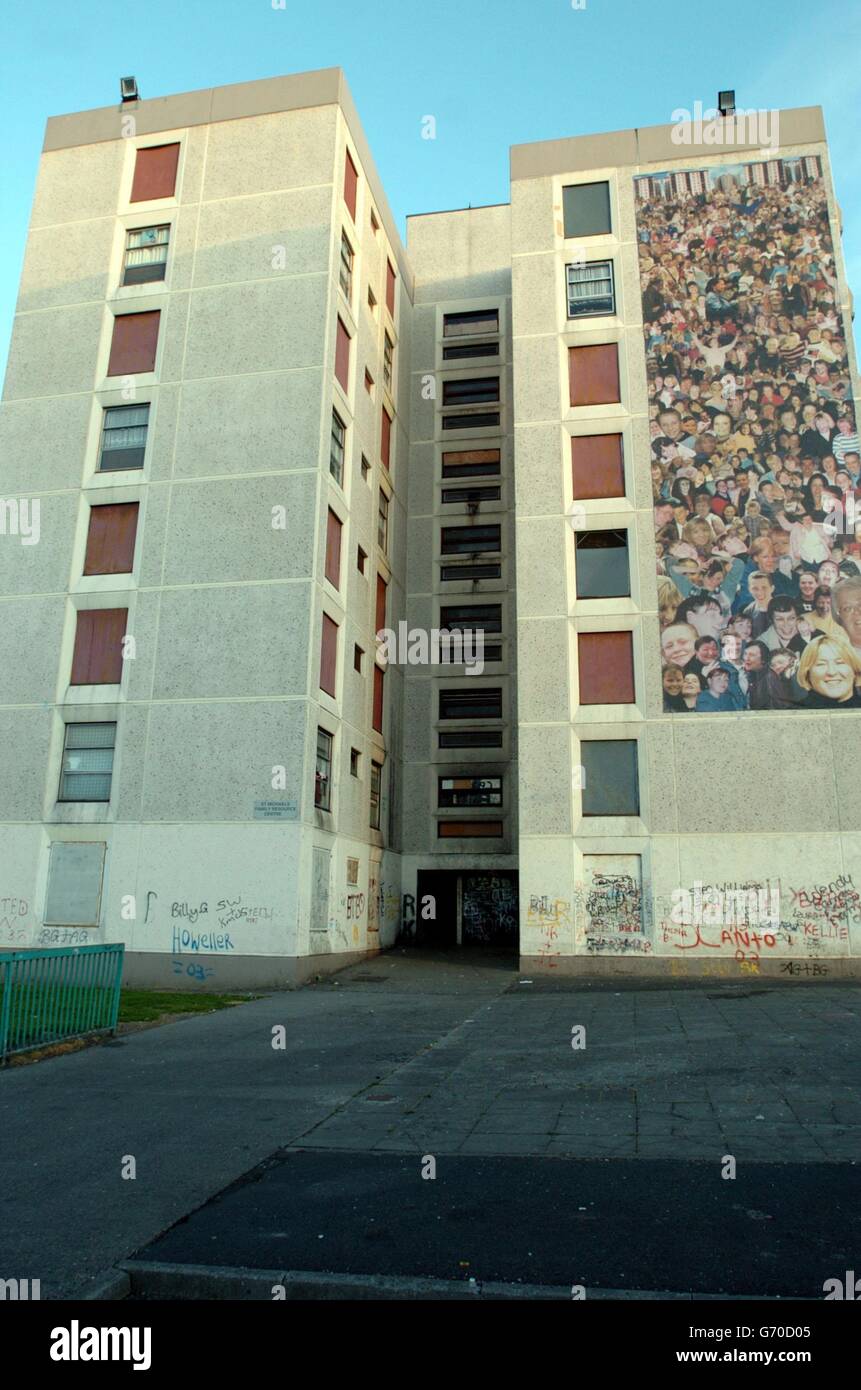 The St Michael's Estate in Inchicore Stock Photo Alamy