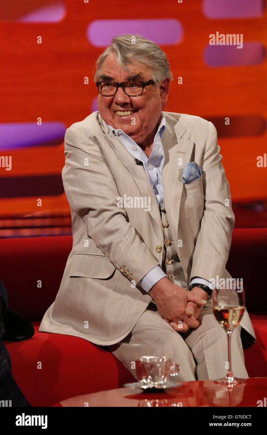Ronnie Corbett during the filming of the Graham Norton Show at the