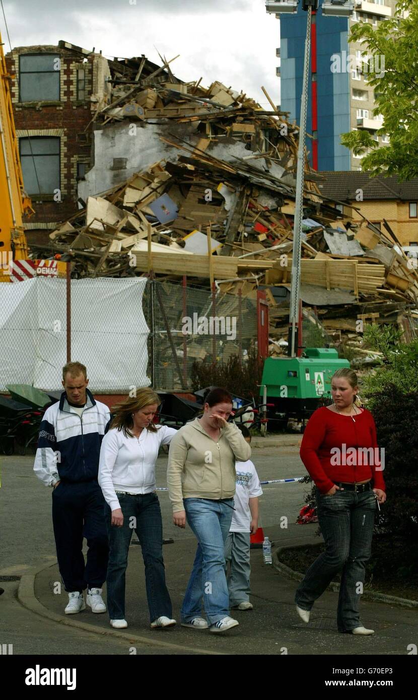 Family members of the victims killed in the Stockline Plastics factory