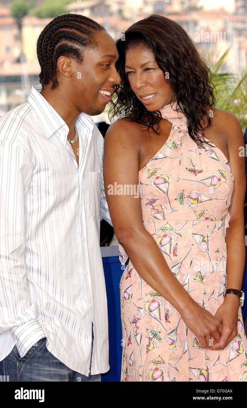 Lemar & Cole Cannes 2004 Stock Photo