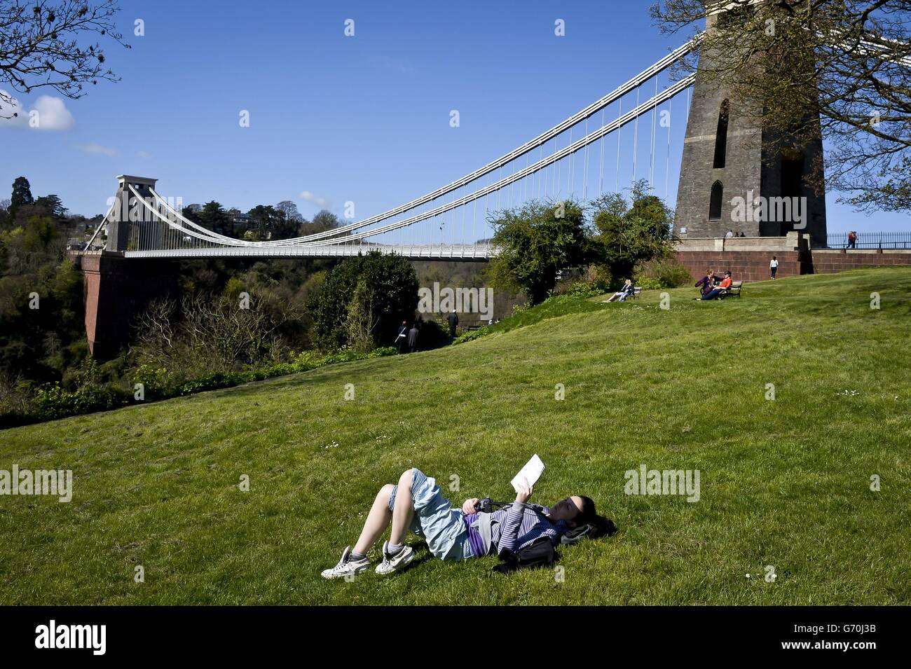 Clifton suspension bridge spring hires stock photography and images