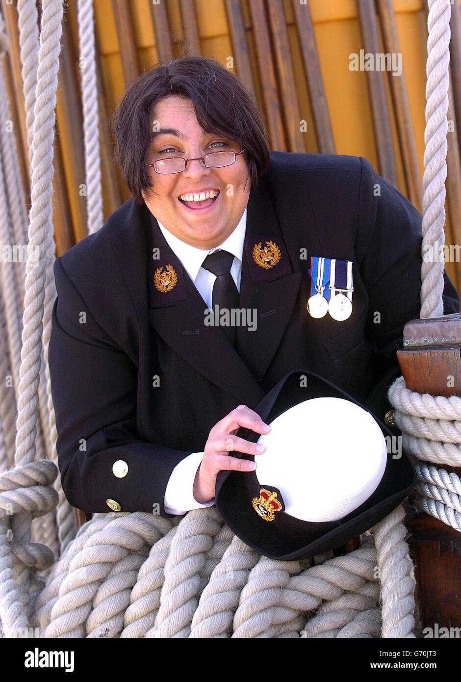 Who is a master at arms in the royal navy hires stock photography and