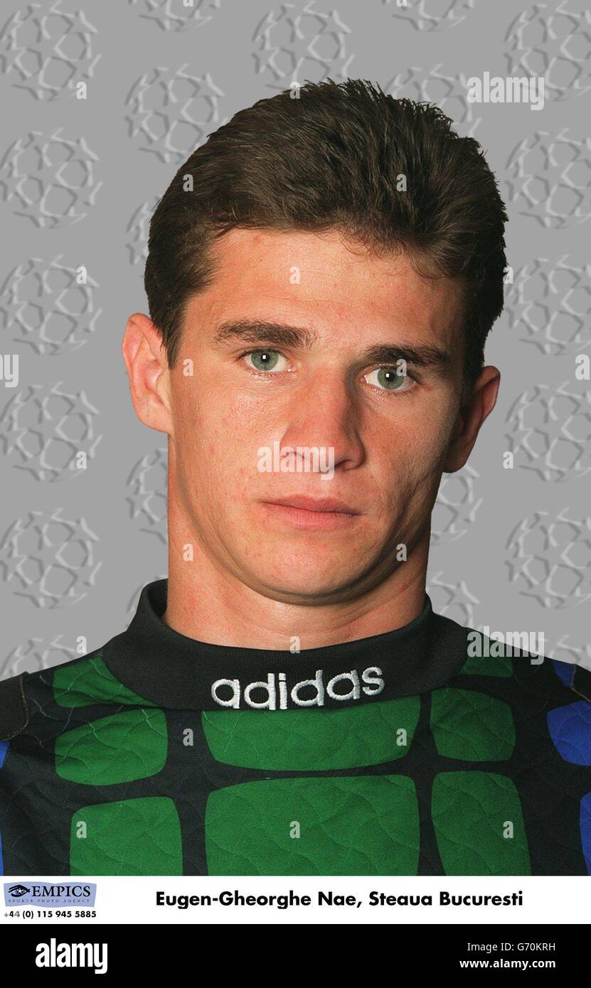 UEFA Champions League 1995/96 . Tiberiu Csik, Steaua Bucharest Stock  Photo - Alamy