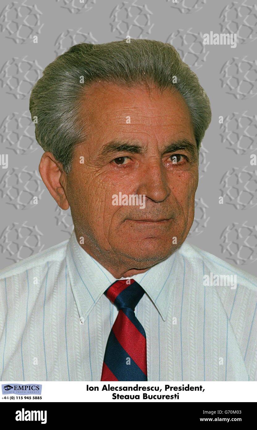 Steaua Bucuresti Team GrouprRESTRICTED SYNDICATION OF UCL  PORTRAITS.rSTRICTLY Stock Photo - Alamy