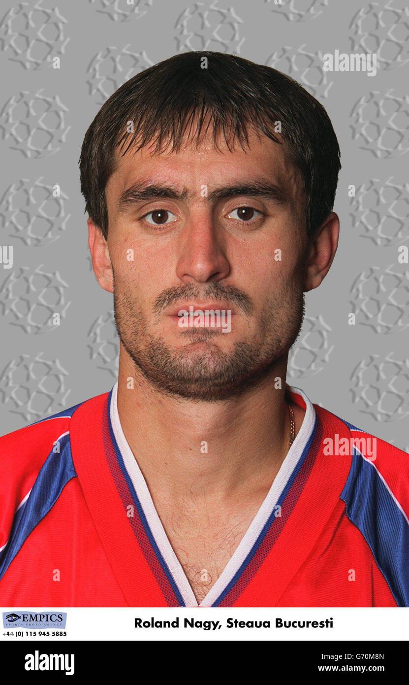 Steaua Bucuresti Team GrouprRESTRICTED SYNDICATION OF UCL  PORTRAITS.rSTRICTLY Stock Photo - Alamy