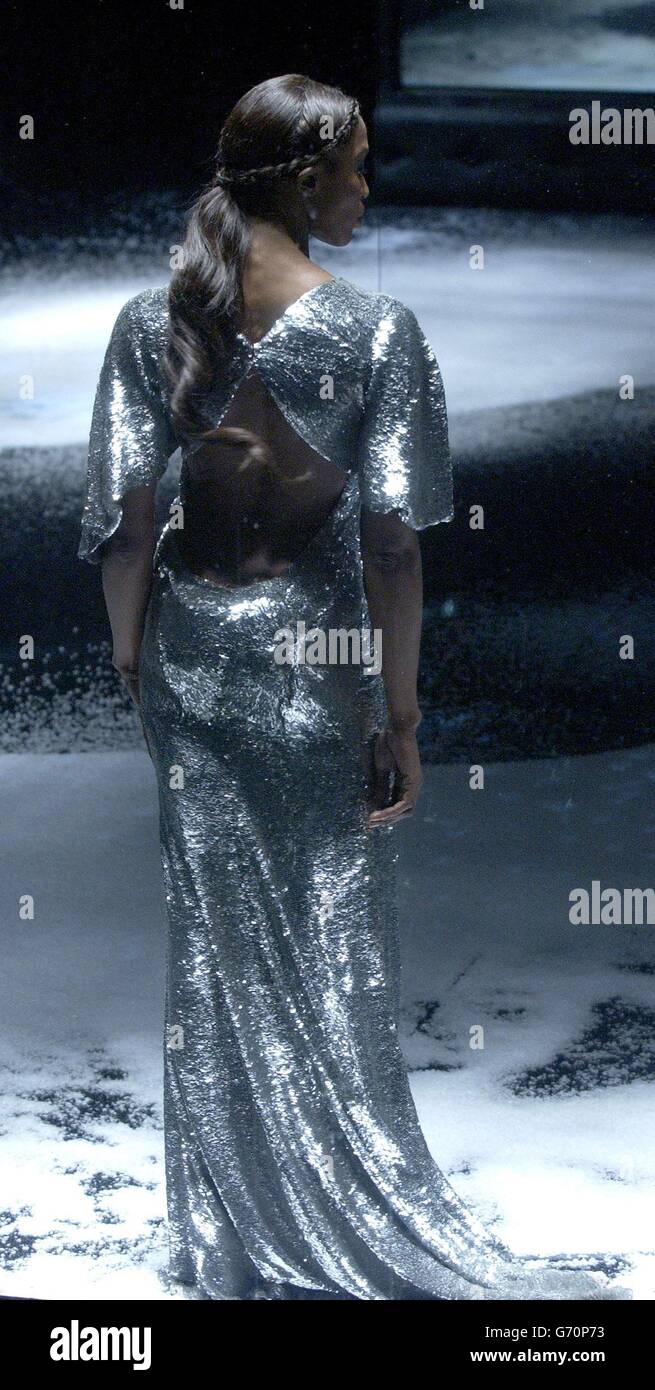 Naomi Campbell during fashion designer Alexander McQueen's 'Black ...