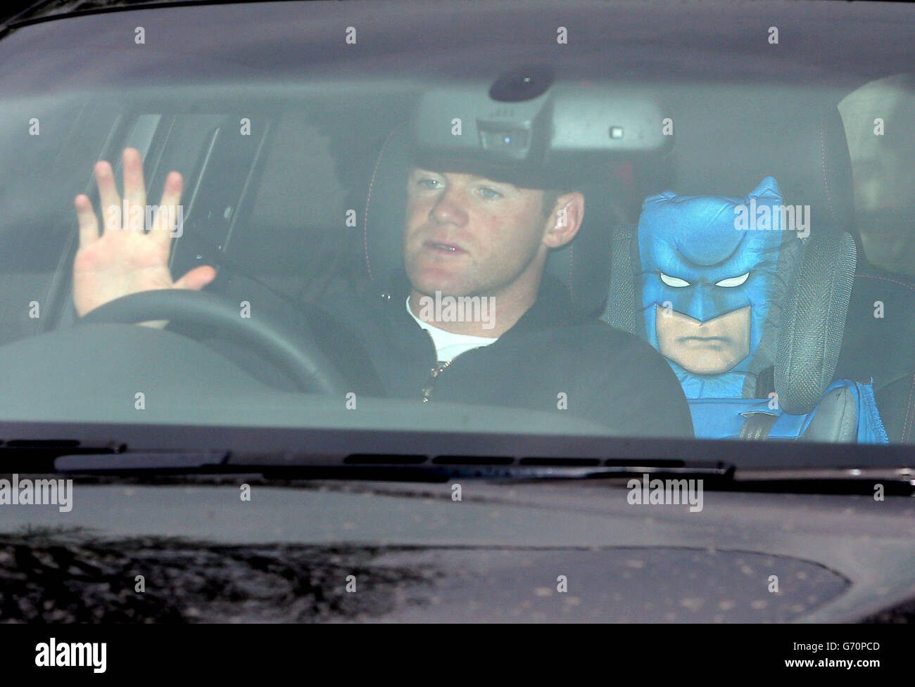 Soccer Manchester United Players Arrive At The Aon Training Complex Stock Photo Alamy