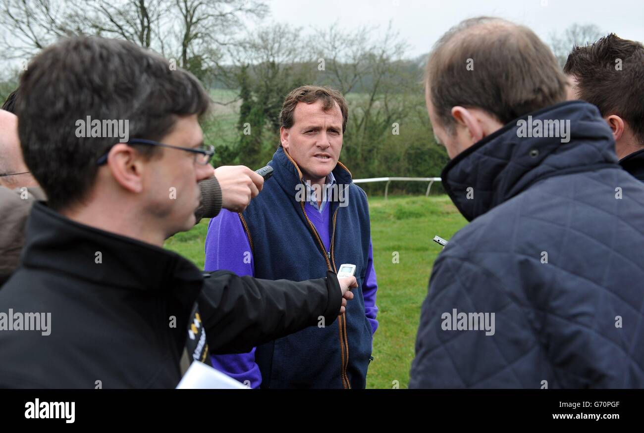 Horse Racing Richard Hannon Stable Visit Herridge Racing Stables