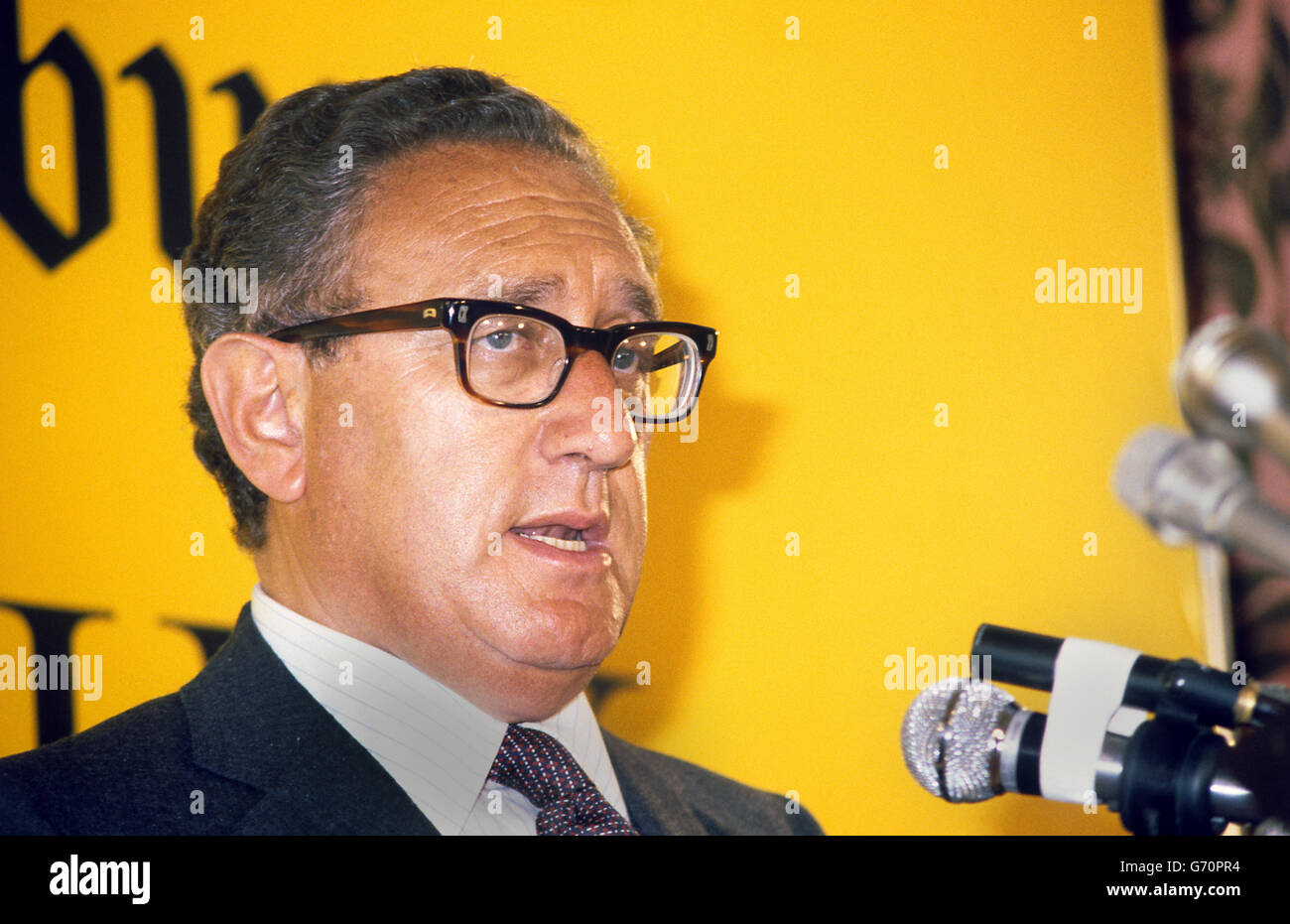 Dr Henry Kissinger Speech High Resolution Stock Photography and Images ...