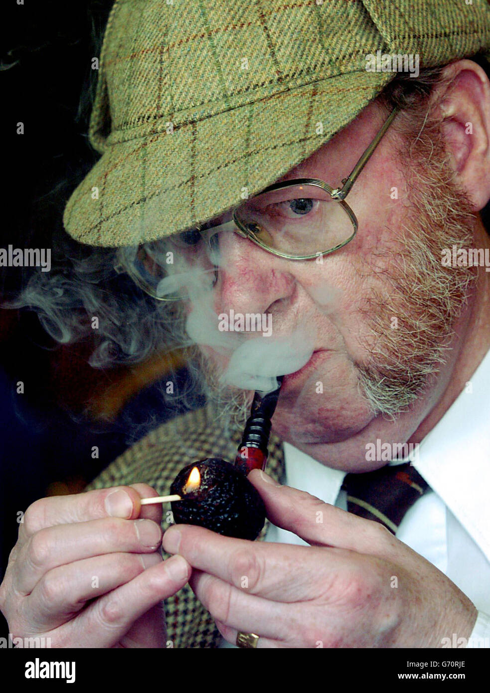 Pipe Smoking Championships Stock Photo