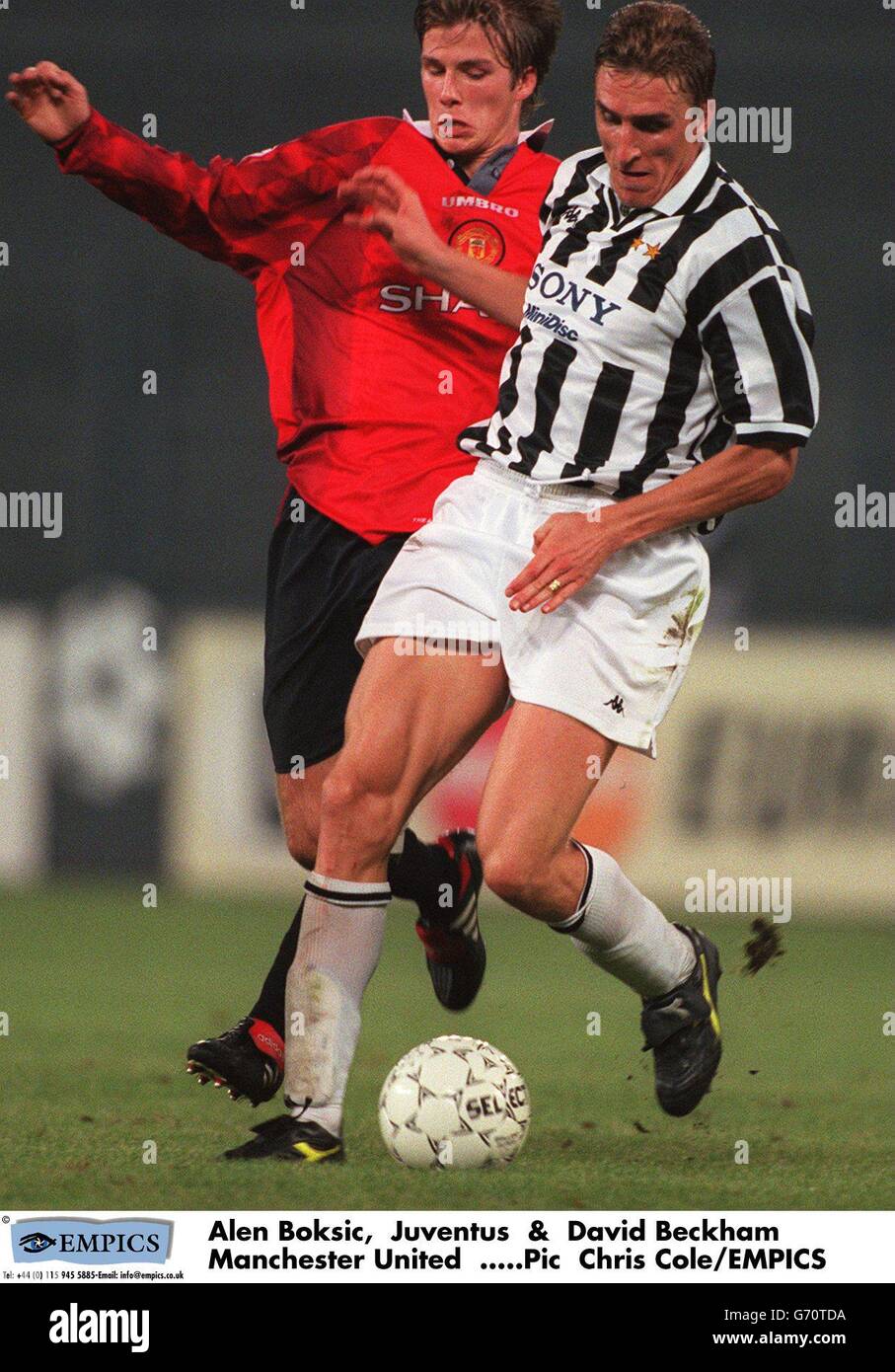 Soccer Uefa Champions League Juventus Fc V Manchester Stock Photo Alamy