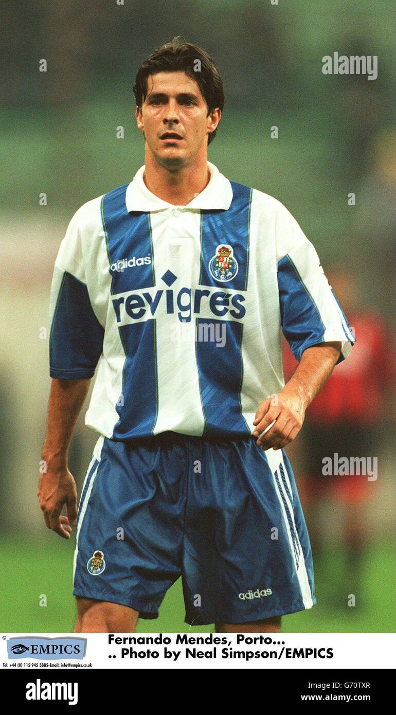 Soccer Uefa Champions League Ac Milan V Fc Porto Fernando Mendes Porto Stock Photo Alamy