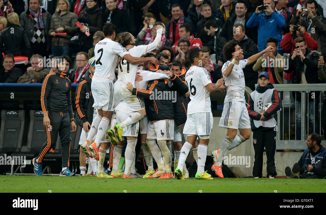 Soccer UEFA Champions League Bayern Munich v Real Madrid Allianz Arena Stock Photo Alamy