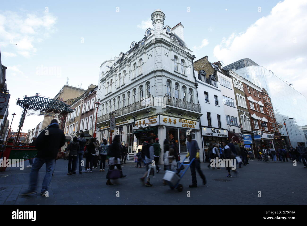 Theatre stock. Chinatown in central London. Stock Photo