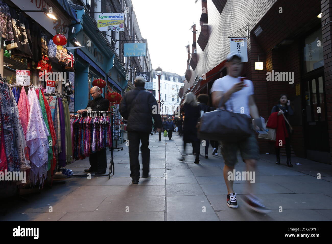 Theatre stock. Chinatown in central London. Stock Photo
