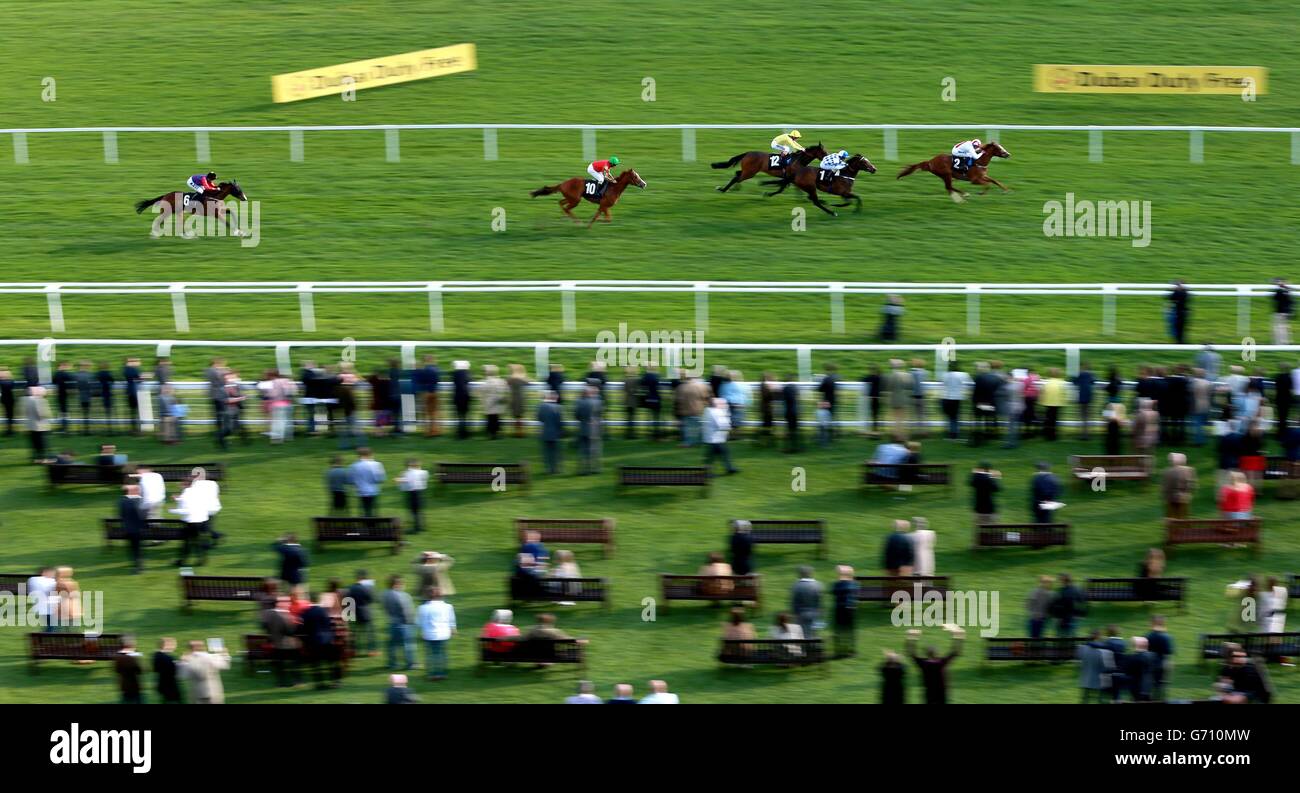 Horse Racing - Dubai Duty Free Weekend - Newbury Stock Photo - Alamy