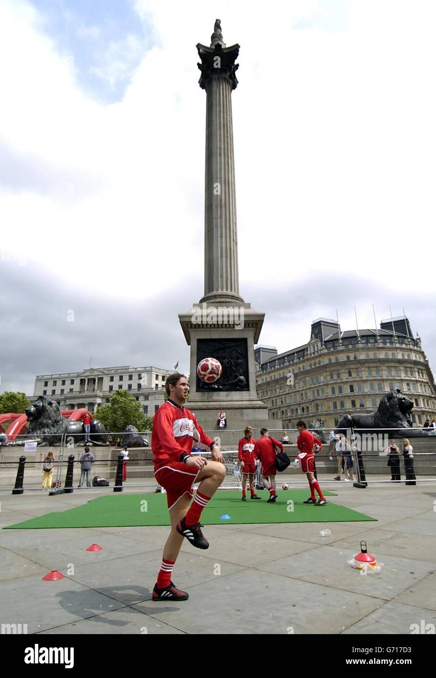 Coca Cola Get Kicking Tour Stock Photo Alamy