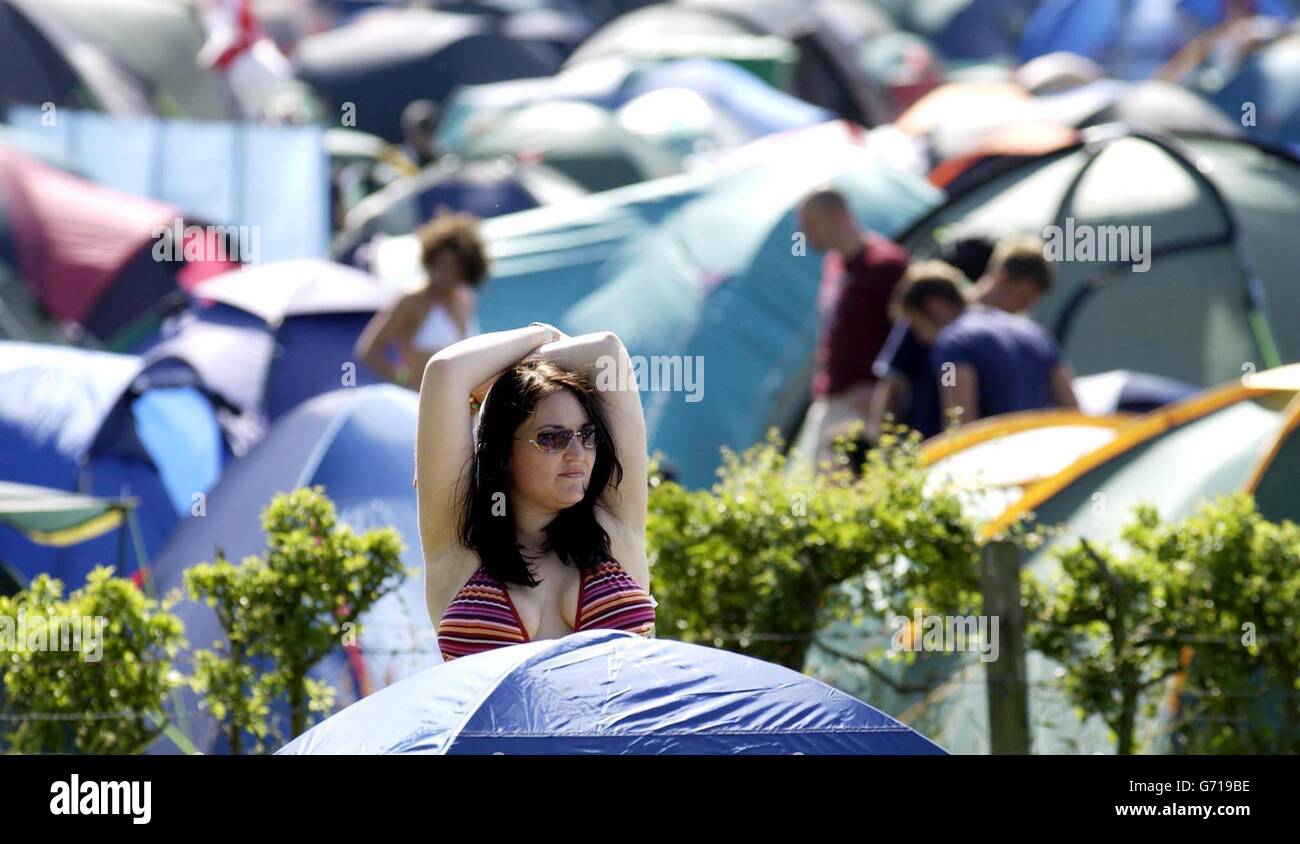 The Nokia Isle of Wight Festival Stock Photo