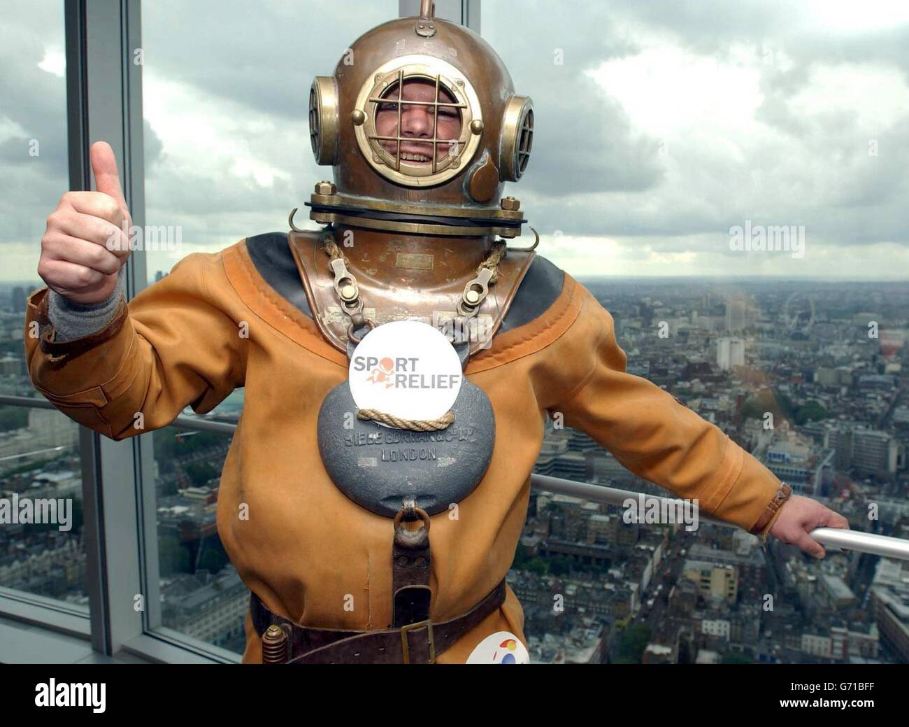 Lloyd Scott, who became famous for completing the London Marathon in a