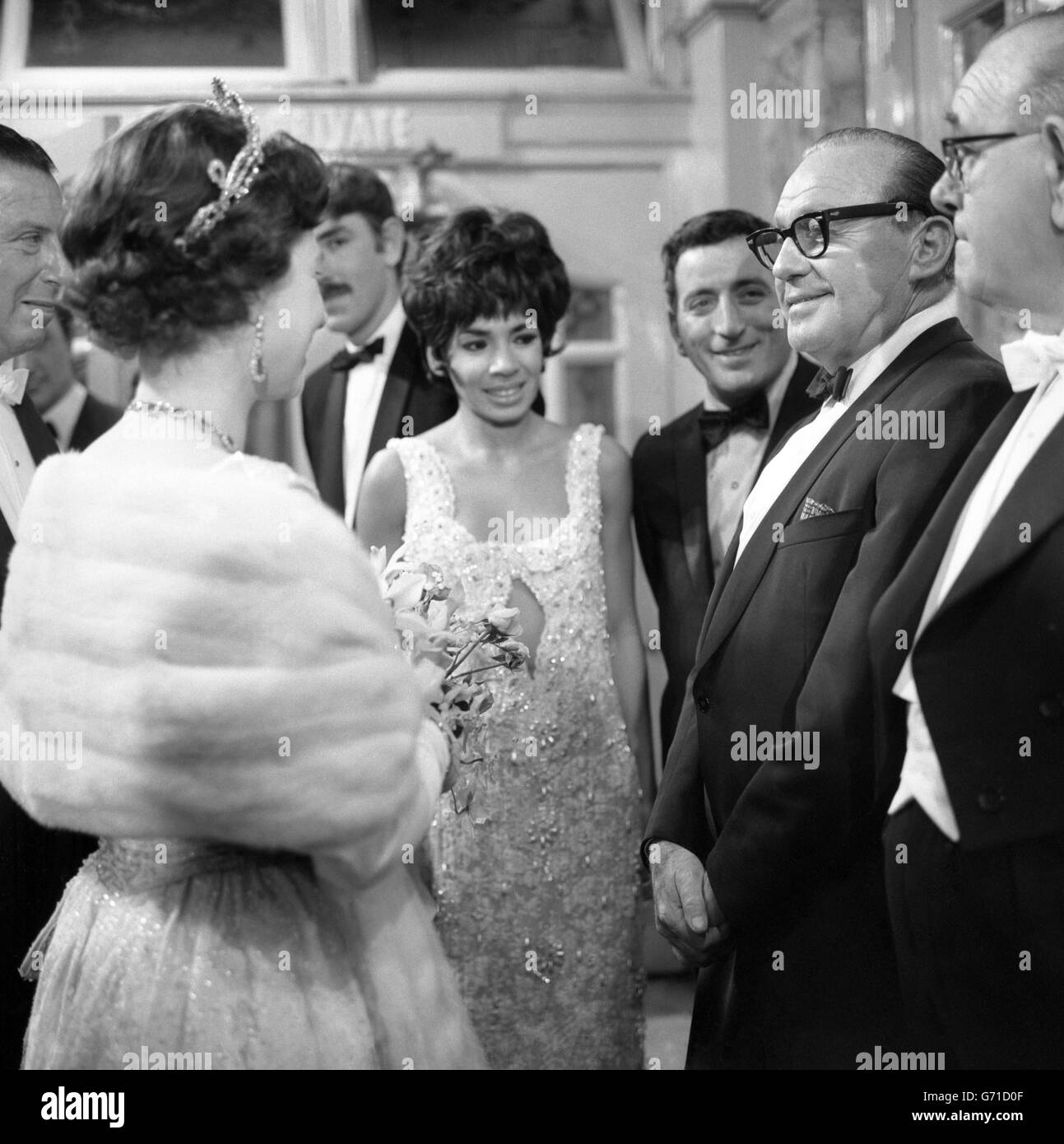 Royalty Royal Variety Performance London Palladium Stock Photo Alamy