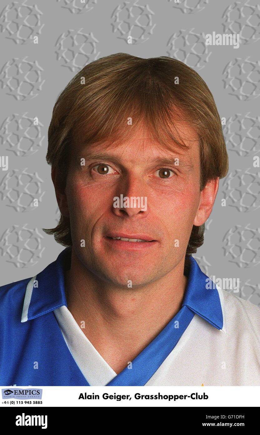 UEFA Champions League 1996/7 Soccer Stock Photo Alamy