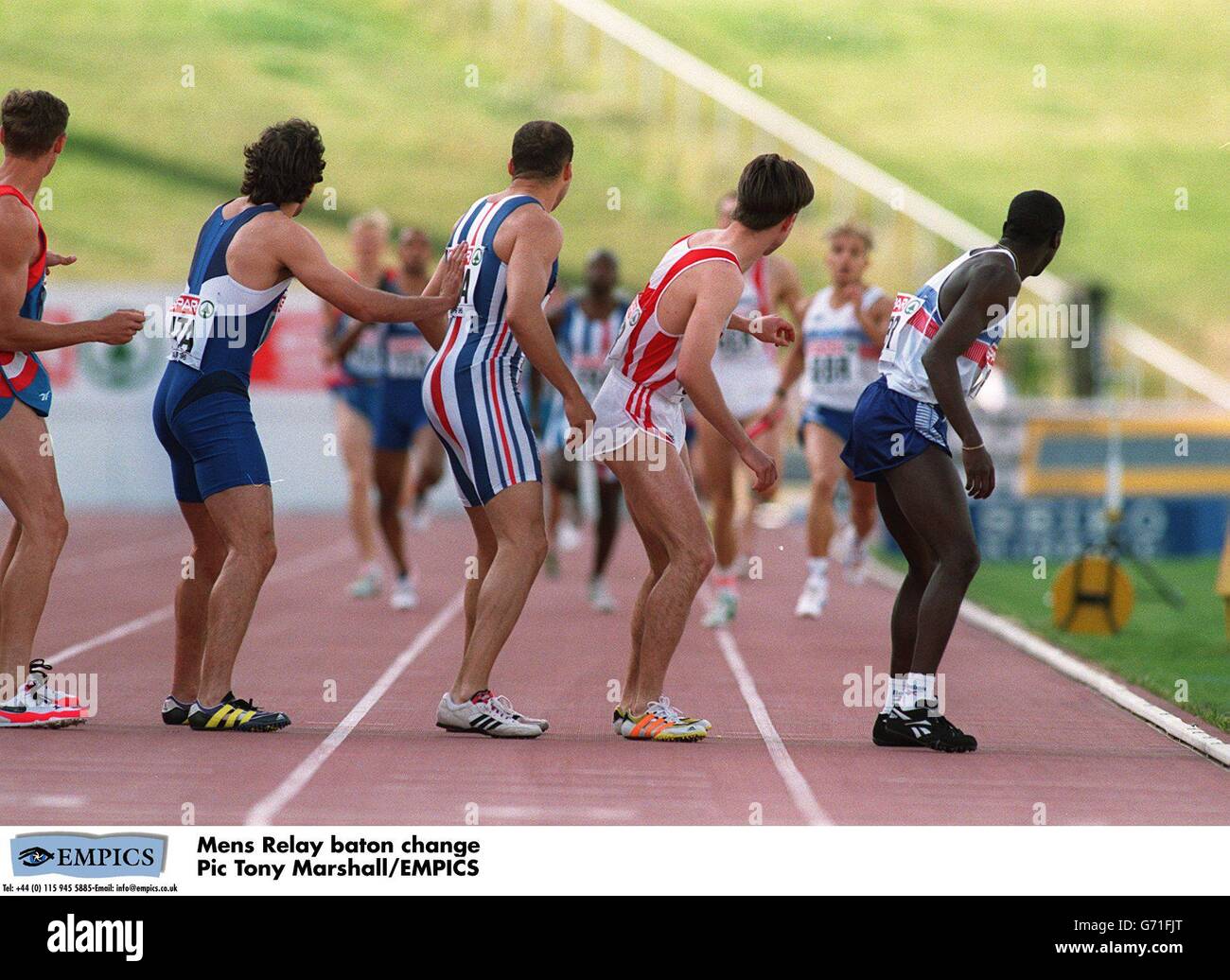 Mens relay baton change hires stock photography and images Alamy
