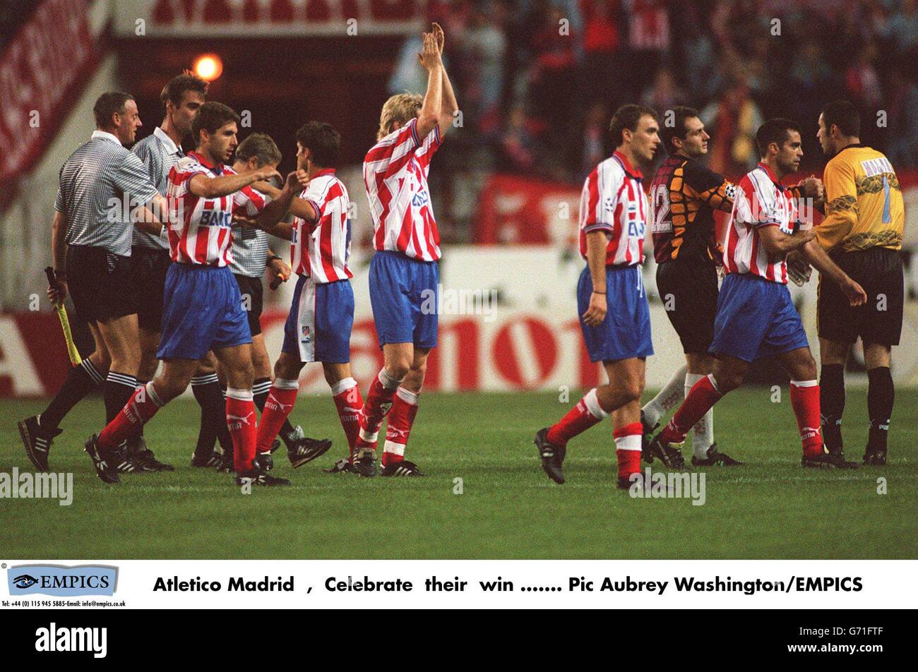 Soccer - UEFA Champions League - Atletico Madrid v Steaua Bucuresti Stock  Photo - Alamy