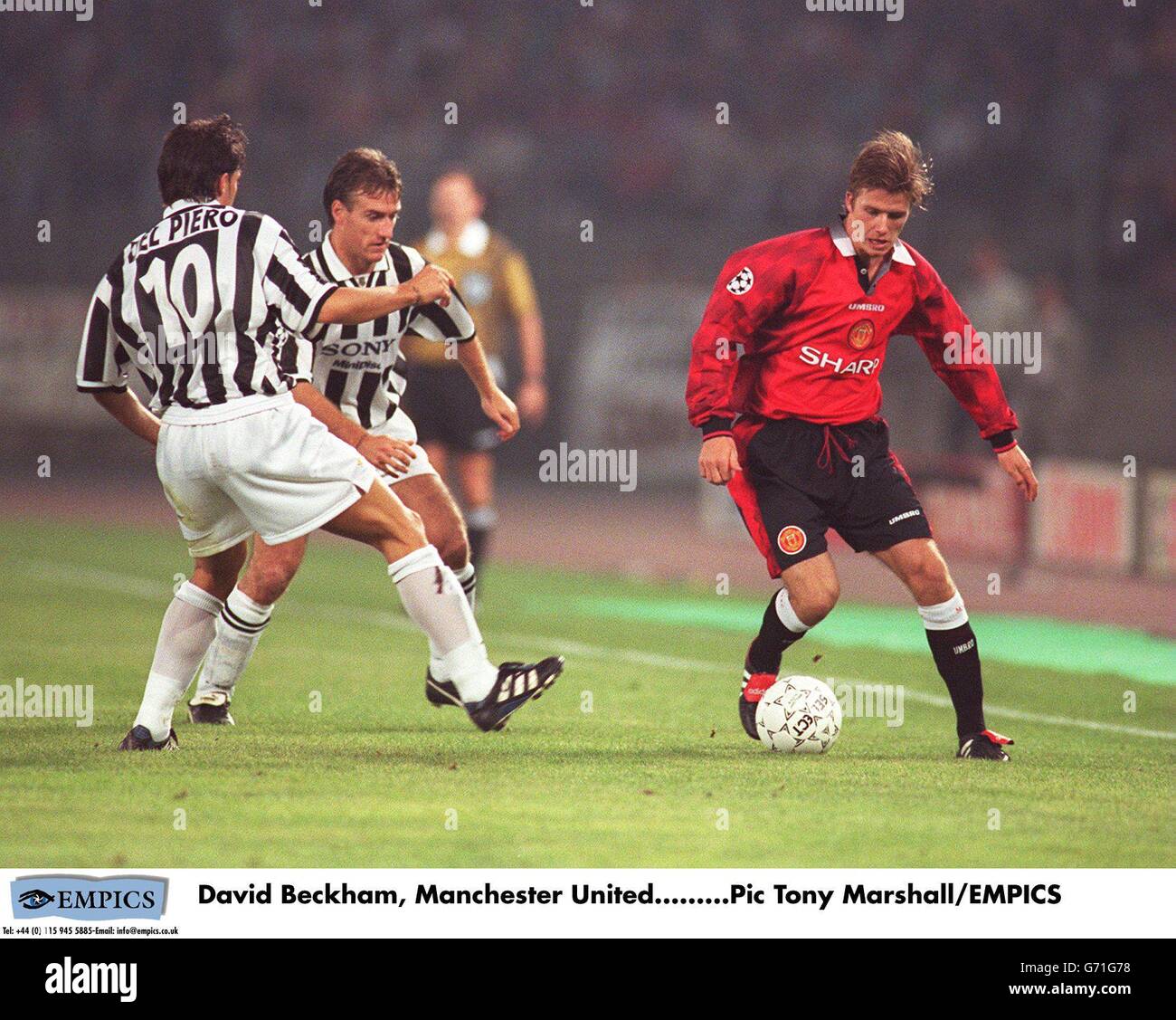 SOCCER. UEFA Champions League. Juventus FC V Manchester United Stock Photo  - Alamy