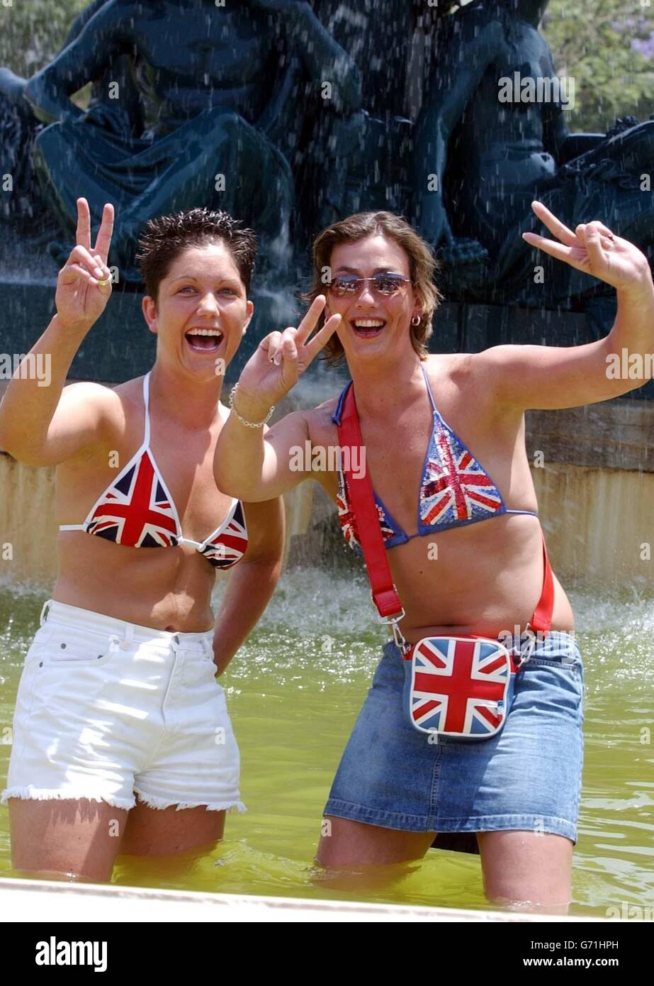 Euro2004 England fans Stock Photo - Alamy