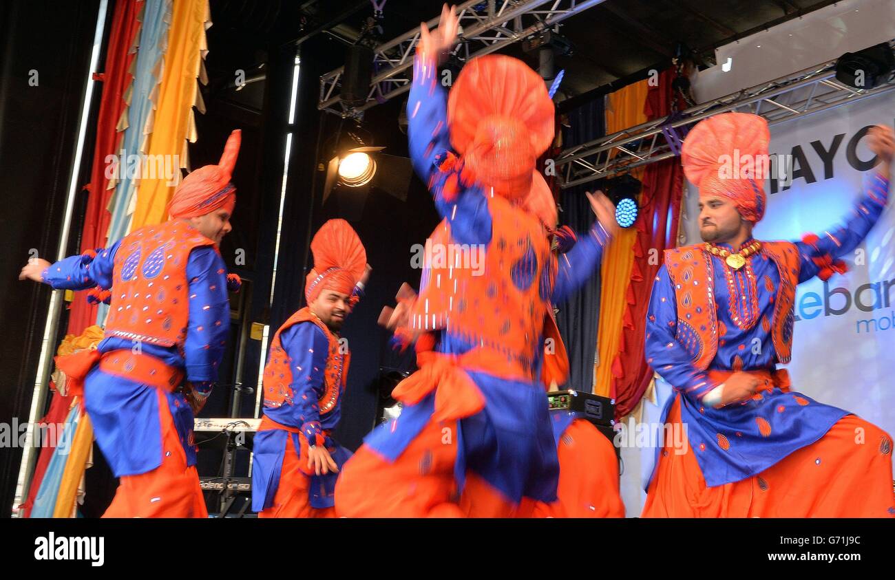Mayor of London Vaisakhi celebrations Stock Photo Alamy
