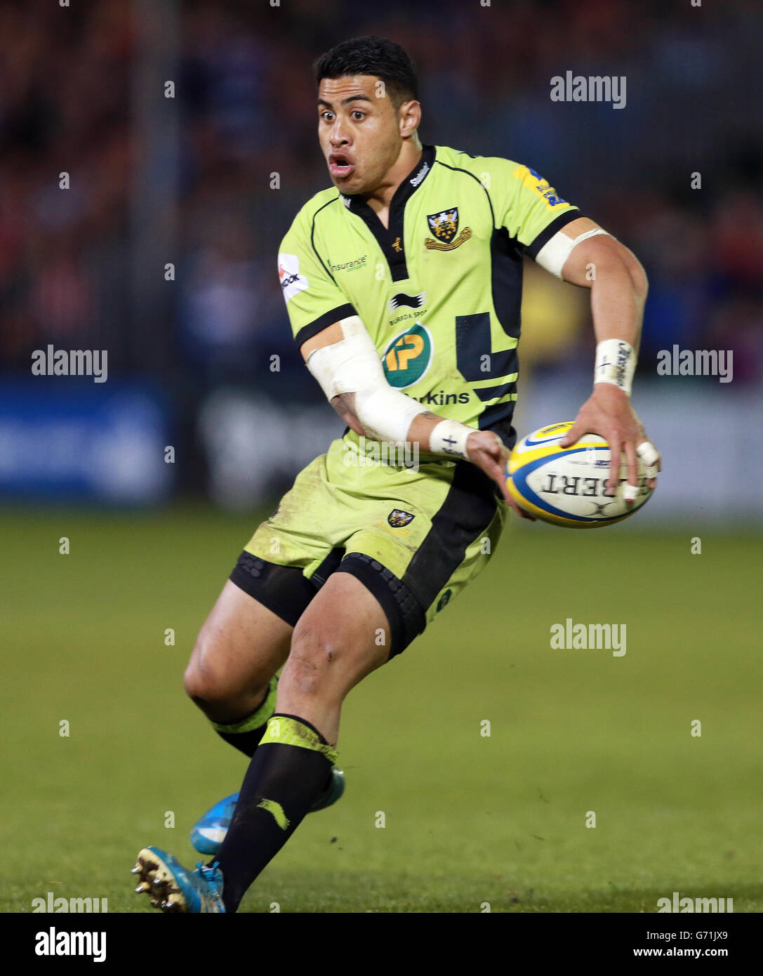 Northampton's George Pisi during the Aviva Premiership match at the ...